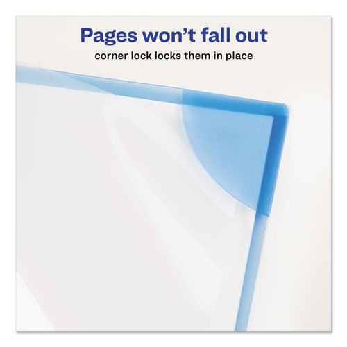 Avery® wholesale. AVERY Corner Lock Document Sleeves, Letter Size, Assorted Colors, 6-pack. HSD Wholesale: Janitorial Supplies, Breakroom Supplies, Office Supplies.