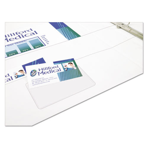 Avery® wholesale. AVERY Self-adhesive Top-load Business Card Holders, 3.5 X 2, Clear, 10-pack. HSD Wholesale: Janitorial Supplies, Breakroom Supplies, Office Supplies.