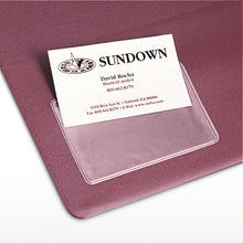 Load image into Gallery viewer, Avery® wholesale. AVERY Self-adhesive Top-load Business Card Holders, 3.5 X 2, Clear, 10-pack. HSD Wholesale: Janitorial Supplies, Breakroom Supplies, Office Supplies.