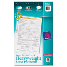 Load image into Gallery viewer, Avery® wholesale. Top-load Polypropylene Sheet Protector, Heavy, Legal, Diamond Clear, 25-pack. HSD Wholesale: Janitorial Supplies, Breakroom Supplies, Office Supplies.