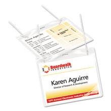 Load image into Gallery viewer, Avery® wholesale. AVERY Necklace-style Badge Holder W-laser-inkjet Insert, Top Load, 4 X 3, We, 50-box. HSD Wholesale: Janitorial Supplies, Breakroom Supplies, Office Supplies.