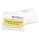 Avery® wholesale. AVERY Pin-style Badge Holder With Laser-inkjet Insert, Top Load, 4 X 3, White, 100-box. HSD Wholesale: Janitorial Supplies, Breakroom Supplies, Office Supplies.