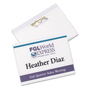 Avery® wholesale. AVERY Pin-style Badge Holder With Laser-inkjet Insert, Top Load, 4 X 3, White, 100-box. HSD Wholesale: Janitorial Supplies, Breakroom Supplies, Office Supplies.