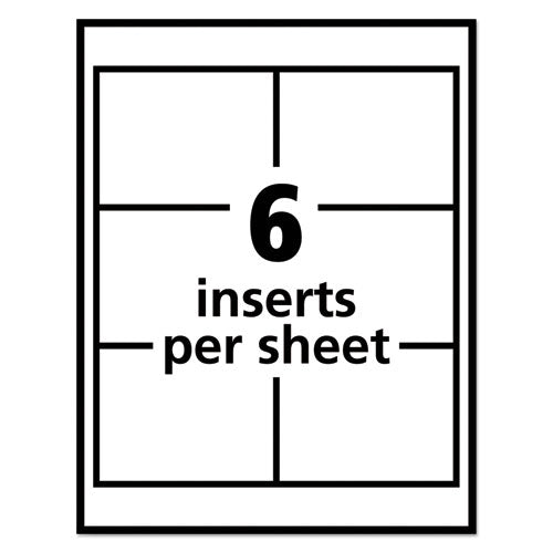 Avery® wholesale. AVERY Pin-style Badge Holder With Laser-inkjet Insert, Top Load, 4 X 3, White, 100-box. HSD Wholesale: Janitorial Supplies, Breakroom Supplies, Office Supplies.