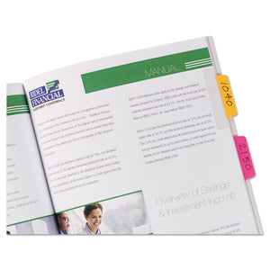 Avery® wholesale. AVERY Ultra Tabs Repositionable Margin Tabs, 1-5-cut Tabs, Assorted Neon, 2.5" Wide, 24-pack. HSD Wholesale: Janitorial Supplies, Breakroom Supplies, Office Supplies.