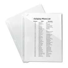 Load image into Gallery viewer, Avery® wholesale. AVERY Binder Pockets, 3-hole Punched, 9 1-4 X 11, Clear, 5-pack. HSD Wholesale: Janitorial Supplies, Breakroom Supplies, Office Supplies.