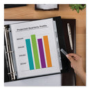 Avery® wholesale. AVERY Print And Apply Index Maker Clear Label Sheet Protector Dividers With White Tabs, 5-tab, 11 X 8.5, White, 1 Set. HSD Wholesale: Janitorial Supplies, Breakroom Supplies, Office Supplies.