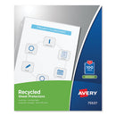 Avery® wholesale. Top-load Recycled Polypropylene Sheet Protector, Semi-clear, 100-box. HSD Wholesale: Janitorial Supplies, Breakroom Supplies, Office Supplies.