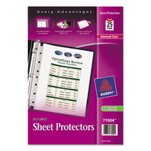 Load image into Gallery viewer, Avery® wholesale. Top Load Sheet Protector, Heavyweight, 8.5 X 5 1-2, Clear, 25-pack. HSD Wholesale: Janitorial Supplies, Breakroom Supplies, Office Supplies.