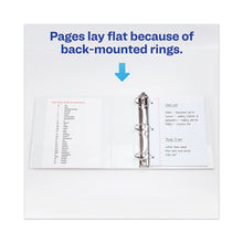 Load image into Gallery viewer, Avery® wholesale. Heavy-duty View Binder With Durahinge And Locking One Touch Ezd Rings, 3 Rings, 4&quot; Capacity, 11 X 8.5, White. HSD Wholesale: Janitorial Supplies, Breakroom Supplies, Office Supplies.