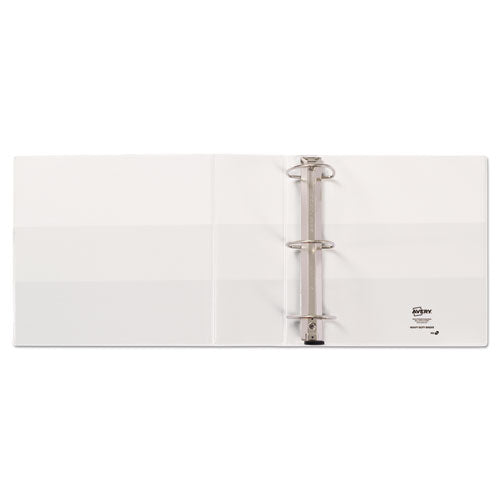 Avery® wholesale. Heavy-duty View Binder With Durahinge And Locking One Touch Ezd Rings, 3 Rings, 4" Capacity, 11 X 8.5, White. HSD Wholesale: Janitorial Supplies, Breakroom Supplies, Office Supplies.