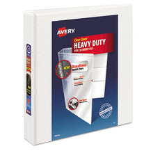 Load image into Gallery viewer, Avery® wholesale. AVERY Heavy-duty View Binder With Durahinge And One Touch Ezd Rings, 3 Rings, 1.5&quot; Capacity, 11 X 8.5, White. HSD Wholesale: Janitorial Supplies, Breakroom Supplies, Office Supplies.