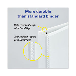 Avery® wholesale. AVERY Heavy-duty View Binder With Durahinge And One Touch Ezd Rings, 3 Rings, 1.5" Capacity, 11 X 8.5, White. HSD Wholesale: Janitorial Supplies, Breakroom Supplies, Office Supplies.