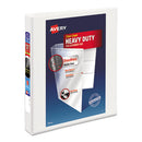 Avery® wholesale. AVERY Heavy-duty View Binder With Durahinge And One Touch Ezd Rings, 3 Rings, 1" Capacity, 11 X 8.5, White. HSD Wholesale: Janitorial Supplies, Breakroom Supplies, Office Supplies.