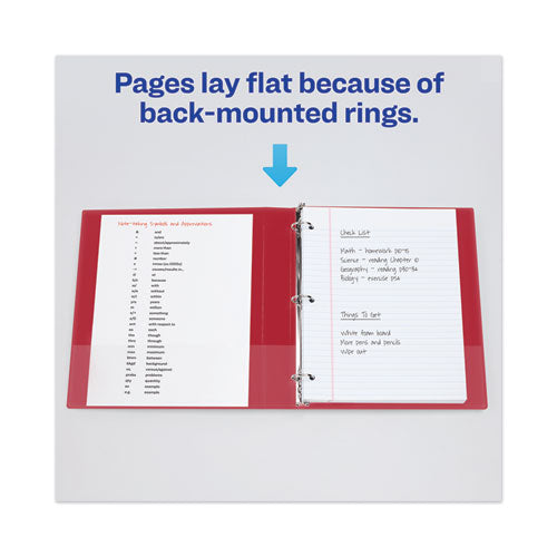 Avery® wholesale. AVERY Heavy-duty View Binder With Durahinge And One Touch Ezd Rings, 3 Rings, 2" Capacity, 11 X 8.5, Red. HSD Wholesale: Janitorial Supplies, Breakroom Supplies, Office Supplies.