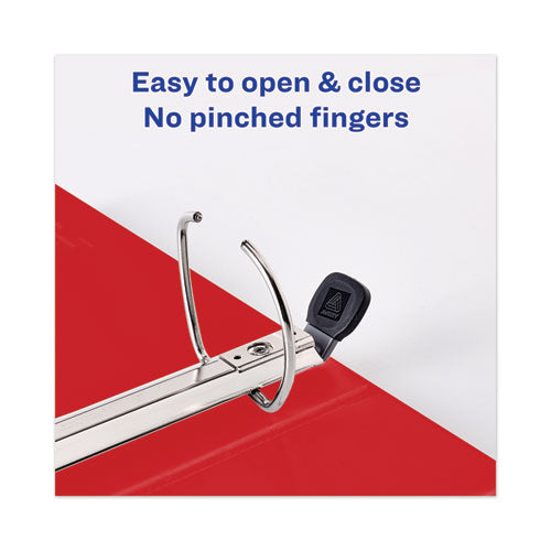 Avery® wholesale. AVERY Heavy-duty View Binder With Durahinge And One Touch Ezd Rings, 3 Rings, 2" Capacity, 11 X 8.5, Red. HSD Wholesale: Janitorial Supplies, Breakroom Supplies, Office Supplies.