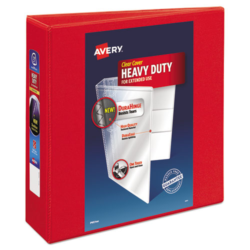 Avery® wholesale. Heavy-duty View Binder With Durahinge And Locking One Touch Ezd Rings, 3 Rings, 3