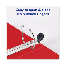 Load image into Gallery viewer, Avery® wholesale. Heavy-duty View Binder With Durahinge And Locking One Touch Ezd Rings, 3 Rings, 3&quot; Capacity, 11 X 8.5, Red. HSD Wholesale: Janitorial Supplies, Breakroom Supplies, Office Supplies.