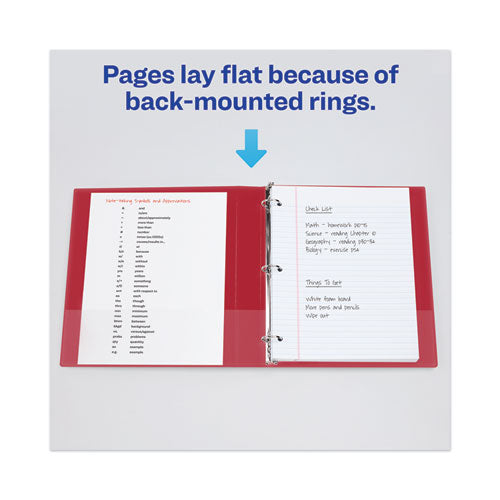 Avery® wholesale. Heavy-duty View Binder With Durahinge And Locking One Touch Ezd Rings, 3 Rings, 4" Capacity, 11 X 8.5, Red. HSD Wholesale: Janitorial Supplies, Breakroom Supplies, Office Supplies.