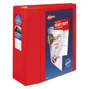 Avery® wholesale. AVERY Heavy-duty View Binder With Durahinge And Locking One Touch Ezd Rings, 3 Rings, 5" Capacity, 11 X 8.5, Red. HSD Wholesale: Janitorial Supplies, Breakroom Supplies, Office Supplies.