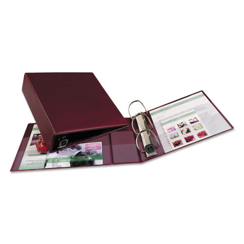 Avery® wholesale. AVERY Heavy-duty Non-view Binder With Durahinge And Locking One Touch Ezd Rings, 3 Rings, 3" Capacity, 11 X 8.5, Maroon. HSD Wholesale: Janitorial Supplies, Breakroom Supplies, Office Supplies.