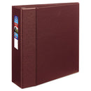 Avery® wholesale. Heavy-duty Non-view Binder With Durahinge And Locking One Touch Ezd Rings, 3 Rings, 4" Capacity, 11 X 8.5, Maroon. HSD Wholesale: Janitorial Supplies, Breakroom Supplies, Office Supplies.