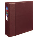 Avery® wholesale. Heavy-duty Non-view Binder With Durahinge And Locking One Touch Ezd Rings, 3 Rings, 4" Capacity, 11 X 8.5, Maroon. HSD Wholesale: Janitorial Supplies, Breakroom Supplies, Office Supplies.