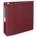 Avery® wholesale. Heavy-duty Non-view Binder With Durahinge And Locking One Touch Ezd Rings, 3 Rings, 4" Capacity, 11 X 8.5, Maroon. HSD Wholesale: Janitorial Supplies, Breakroom Supplies, Office Supplies.