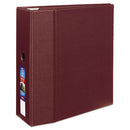 Avery® wholesale. Heavy-duty Non-view Binder With Durahinge, Three Locking One Touch Ezd Rings And Thumb Notch, 5" Capacity, 11 X 8.5, Maroon. HSD Wholesale: Janitorial Supplies, Breakroom Supplies, Office Supplies.