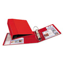Avery® wholesale. Heavy-duty Non-view Binder With Durahinge And Locking One Touch Ezd Rings, 3 Rings, 4" Capacity, 11 X 8.5, Red. HSD Wholesale: Janitorial Supplies, Breakroom Supplies, Office Supplies.