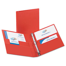 Load image into Gallery viewer, Avery® wholesale. Heavy-duty Non-view Binder With Durahinge And One Touch Ezd Rings, 3 Rings, 1&quot; Capacity, 11 X 8.5, Red. HSD Wholesale: Janitorial Supplies, Breakroom Supplies, Office Supplies.