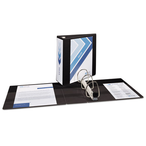 Avery® wholesale. Heavy-duty View Binder With Durahinge And Locking One Touch Ezd Rings, 3 Rings, 4" Capacity, 11 X 8.5, Black. HSD Wholesale: Janitorial Supplies, Breakroom Supplies, Office Supplies.