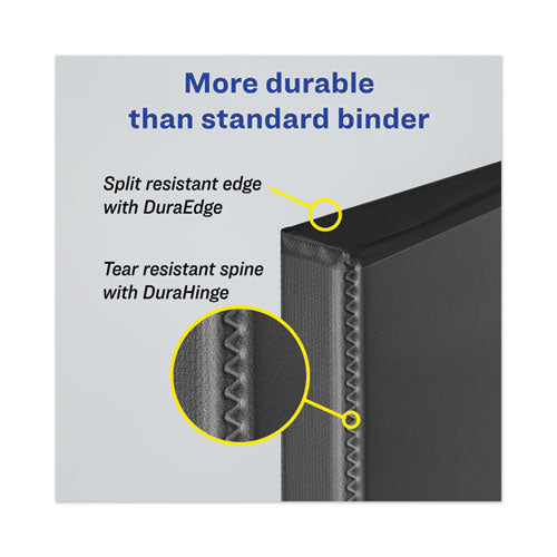 Avery® wholesale. Heavy-duty View Binder With Durahinge And Locking One Touch Ezd Rings, 3 Rings, 4" Capacity, 11 X 8.5, Black. HSD Wholesale: Janitorial Supplies, Breakroom Supplies, Office Supplies.