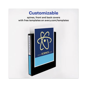 Avery® wholesale. AVERY Heavy-duty View Binder With Durahinge And One Touch Ezd Rings, 3 Rings, 1" Capacity, 11 X 8.5, Black. HSD Wholesale: Janitorial Supplies, Breakroom Supplies, Office Supplies.
