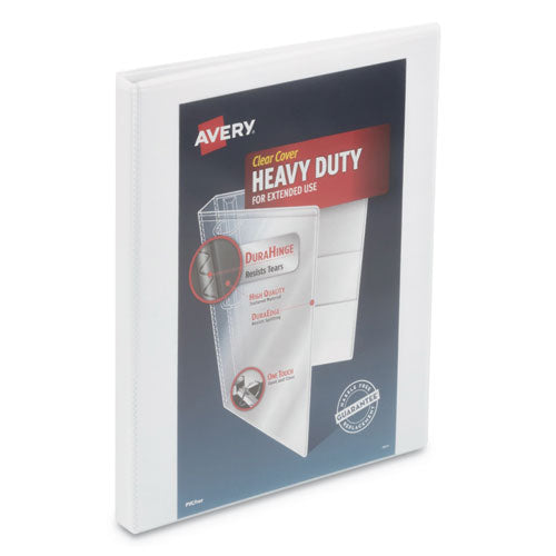 Avery® wholesale. AVERY Heavy-duty View Binder With Durahinge And One Touch Slant Rings, 3 Rings, 0.5