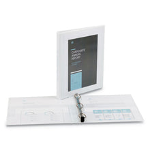 Load image into Gallery viewer, Avery® wholesale. AVERY Heavy-duty View Binder With Durahinge And One Touch Slant Rings, 3 Rings, 0.5&quot; Capacity, 11 X 8.5, White. HSD Wholesale: Janitorial Supplies, Breakroom Supplies, Office Supplies.