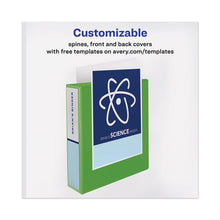 Load image into Gallery viewer, Avery® wholesale. AVERY Heavy-duty View Binder With Durahinge And One Touch Ezd Rings, 3 Rings, 1&quot; Capacity, 11 X 8.5, Chartreuse. HSD Wholesale: Janitorial Supplies, Breakroom Supplies, Office Supplies.