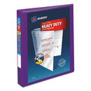 Avery® wholesale. AVERY Heavy-duty View Binder With Durahinge And One Touch Ezd Rings, 3 Rings, 1" Capacity, 11 X 8.5, Purple. HSD Wholesale: Janitorial Supplies, Breakroom Supplies, Office Supplies.