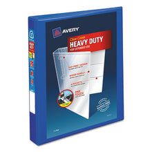 Load image into Gallery viewer, Avery® wholesale. AVERY Heavy-duty View Binder With Durahinge And One Touch Ezd Rings, 3 Rings, 1&quot; Capacity, 11 X 8.5, Pacific Blue. HSD Wholesale: Janitorial Supplies, Breakroom Supplies, Office Supplies.
