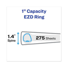 Load image into Gallery viewer, Avery® wholesale. AVERY Heavy-duty View Binder With Durahinge And One Touch Ezd Rings, 3 Rings, 1&quot; Capacity, 11 X 8.5, Pacific Blue. HSD Wholesale: Janitorial Supplies, Breakroom Supplies, Office Supplies.