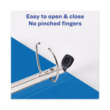 Load image into Gallery viewer, Avery® wholesale. AVERY Heavy-duty View Binder With Durahinge And One Touch Ezd Rings, 3 Rings, 1&quot; Capacity, 11 X 8.5, Pacific Blue. HSD Wholesale: Janitorial Supplies, Breakroom Supplies, Office Supplies.