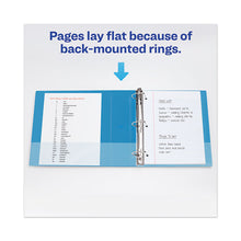 Load image into Gallery viewer, Avery® wholesale. AVERY Heavy-duty View Binder With Durahinge And One Touch Ezd Rings, 3 Rings, 1&quot; Capacity, 11 X 8.5, Pacific Blue. HSD Wholesale: Janitorial Supplies, Breakroom Supplies, Office Supplies.