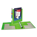 Avery® wholesale. AVERY Heavy-duty View Binder With Durahinge And One Touch Ezd Rings, 3 Rings, 1.5" Capacity, 11 X 8.5, Chartreuse. HSD Wholesale: Janitorial Supplies, Breakroom Supplies, Office Supplies.