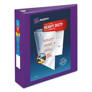 Avery® wholesale. AVERY Heavy-duty View Binder With Durahinge And One Touch Ezd Rings, 3 Rings, 2" Capacity, 11 X 8.5, Purple. HSD Wholesale: Janitorial Supplies, Breakroom Supplies, Office Supplies.