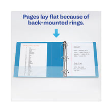 Load image into Gallery viewer, Avery® wholesale. AVERY Heavy-duty View Binder With Durahinge And One Touch Ezd Rings, 3 Rings, 2&quot; Capacity, 11 X 8.5, Pacific Blue. HSD Wholesale: Janitorial Supplies, Breakroom Supplies, Office Supplies.