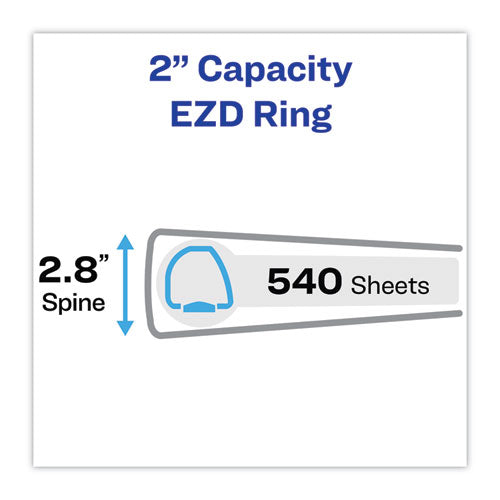 Avery® wholesale. AVERY Heavy-duty Non Stick View Binder With Durahinge And Slant Rings, 3 Rings, 2" Capacity, 11 X 8.5, White, 4-pack. HSD Wholesale: Janitorial Supplies, Breakroom Supplies, Office Supplies.