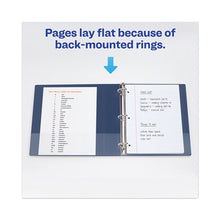 Load image into Gallery viewer, Avery® wholesale. AVERY Heavy-duty View Binder With Durahinge And One Touch Ezd Rings, 3 Rings, 2&quot; Capacity, 11 X 8.5, Navy Blue. HSD Wholesale: Janitorial Supplies, Breakroom Supplies, Office Supplies.