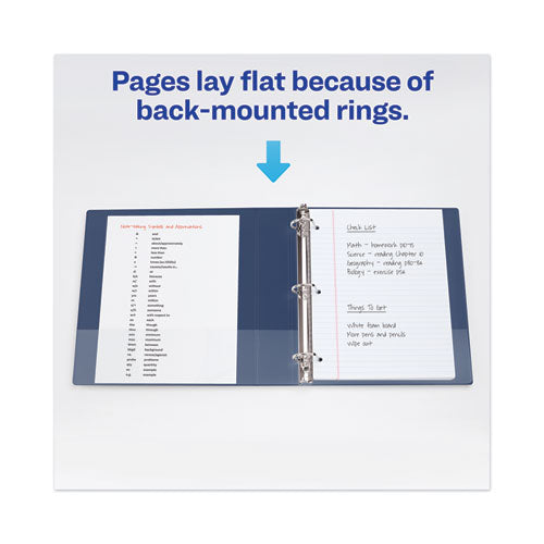 Avery® wholesale. AVERY Heavy-duty View Binder With Durahinge And One Touch Ezd Rings, 3 Rings, 2" Capacity, 11 X 8.5, Navy Blue. HSD Wholesale: Janitorial Supplies, Breakroom Supplies, Office Supplies.