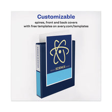 Load image into Gallery viewer, Avery® wholesale. Heavy-duty View Binder With Durahinge And Locking One Touch Ezd Rings, 3 Rings, 4&quot; Capacity, 11 X 8.5, Navy Blue. HSD Wholesale: Janitorial Supplies, Breakroom Supplies, Office Supplies.