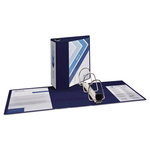 Avery® wholesale. AVERY Heavy-duty View Binder With Durahinge And Locking One Touch Ezd Rings, 3 Rings, 5" Capacity, 11 X 8.5, Navy Blue. HSD Wholesale: Janitorial Supplies, Breakroom Supplies, Office Supplies.